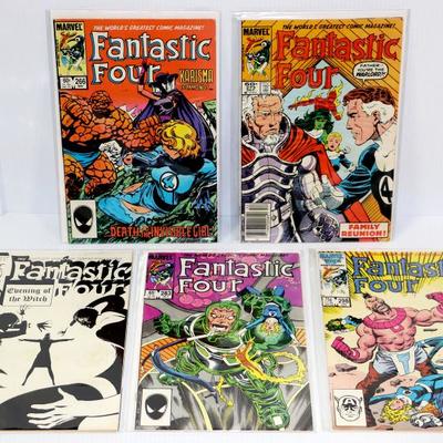 Fantastic Four # 266 273 276 283 298 Marvel Comics 1980's Lot #724-47