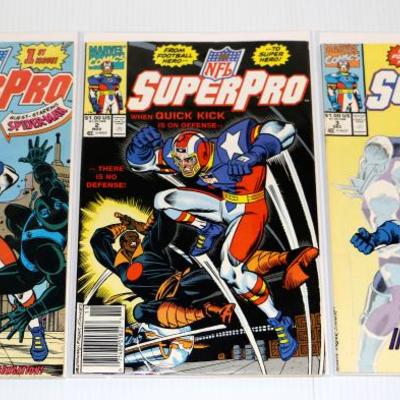SuperPro #1-12 Complete Set Marvel Comics 1991 - Lot #724-15