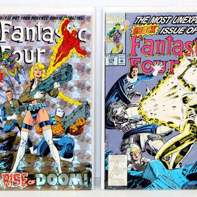 Fantastic Four #375 #376 c. 1993 Marvel Comics Lot #724-46