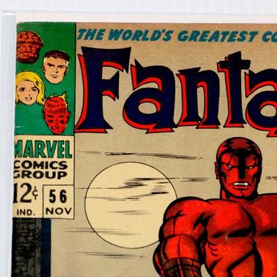 Fantastic Four #56 circa 1966 Silver Age Marvel Comics Nice Book #724-57