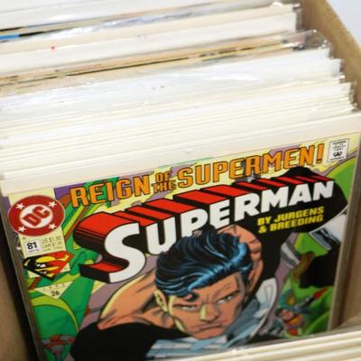 300 Comic Books Lot - All SUPERMAN Exclusive DC Comics - 1 Long Box #724-76