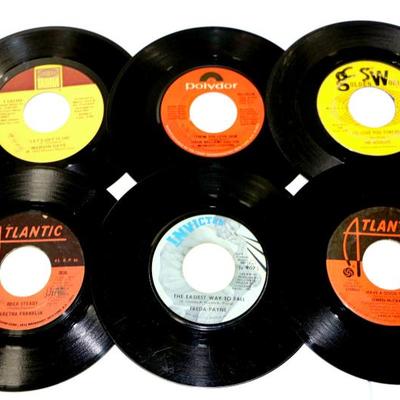 60 Vintage 45's Records Lot - Great Titles - Lot #724-72
