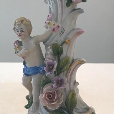 Dresden L & R German Angels Cherubs Figurine