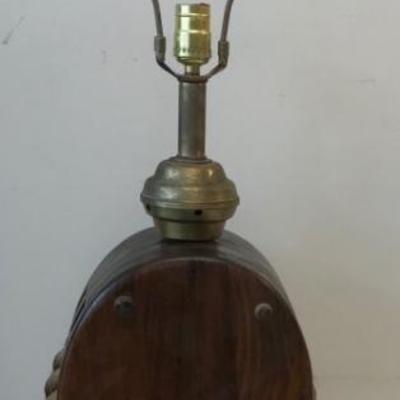 Vintage Block & Tackle Pulley lamp W/ Anchor