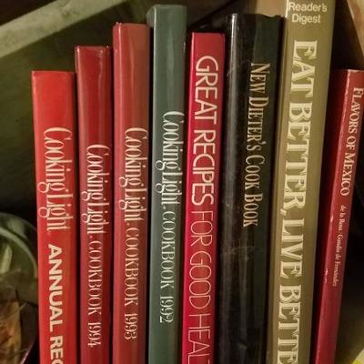 Cooking Wok with Cookbooks