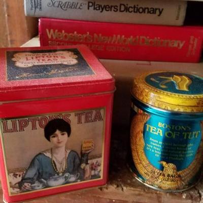 Misc Tins with Garage Items 