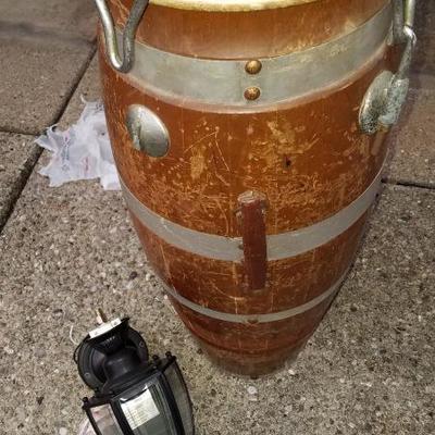 Large Drum and lighting fixture for outdoors #m16