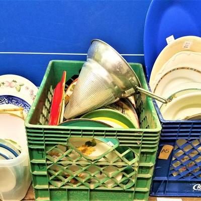 Lot 80: Misc. Plates and Sifter