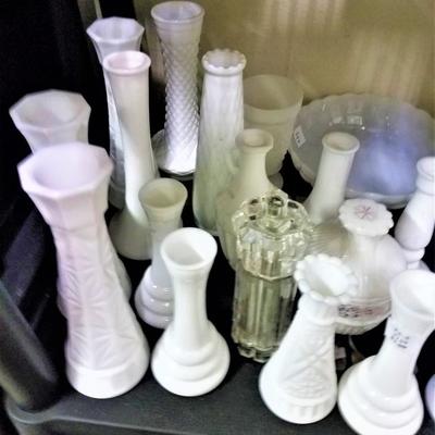 Lot 57: More Milk Glass Items