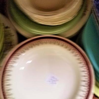 Lot 70: Misc. Kitchen Plates, Bowls, Etc.