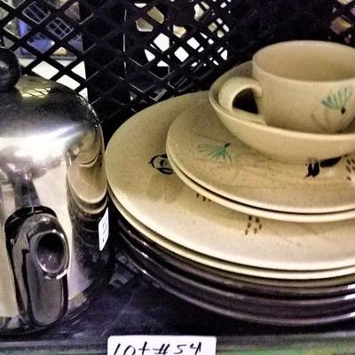 Lot 54: Misc. Kitchen Dishes/Teapots