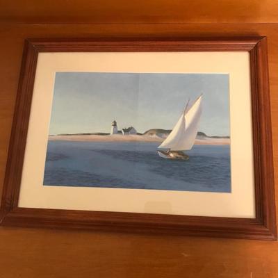 Lot 63 - Five Sailboat Prints 