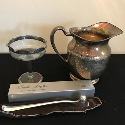 Lot 53 - Silverplate Collection includes Gerity Snuffer