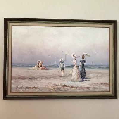 Lot 18 - Marie Charlot Oil Painting 