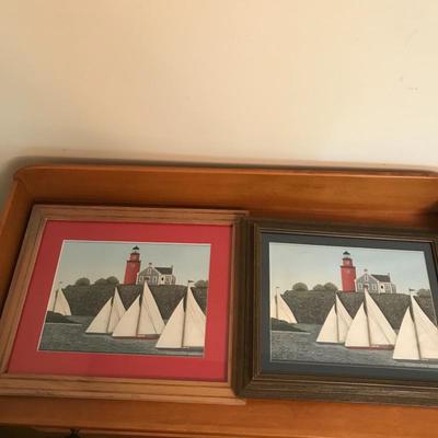 Lot 63 - Five Sailboat Prints 