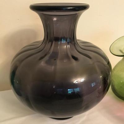 Lot 10 - Glass Vase Collection Includes Mikasa
