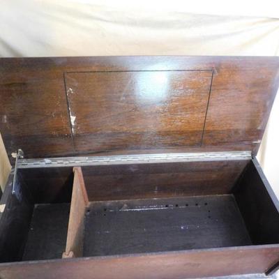 Antique Mahogany Vestment Box