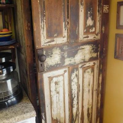 Farm Cupboard Crafted from Repurposed Antique Solid Wood Doors 76