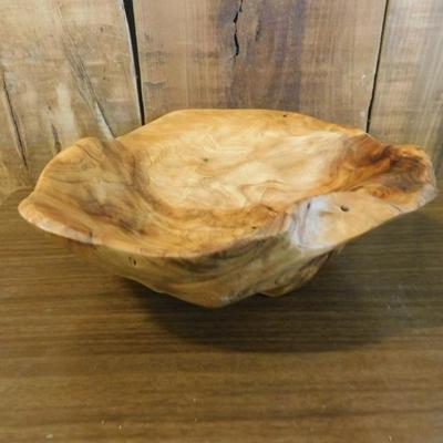 Root Wood Carved Bowl 11