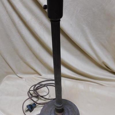Set of 2 Vintage Metal Candle Stick Electric Light Posts (See All Pictures)