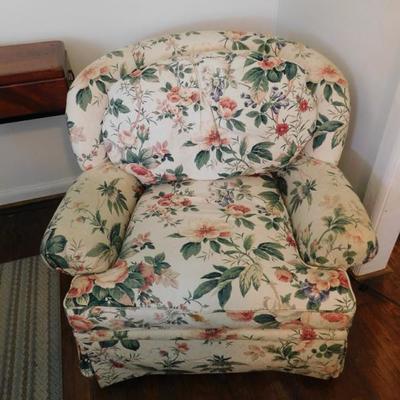 Overstuffed Upholstered Chair by Paul Roberts Taylorsville, NC