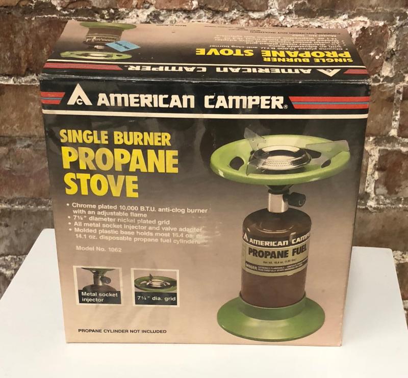 American Camper two burner propane stove