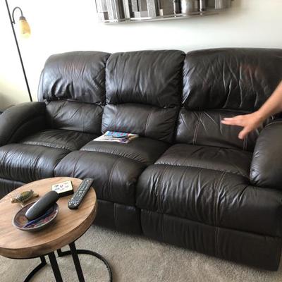 Brown Leather sofa