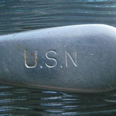 WWII U.S. Navy Spoon. Set of 8