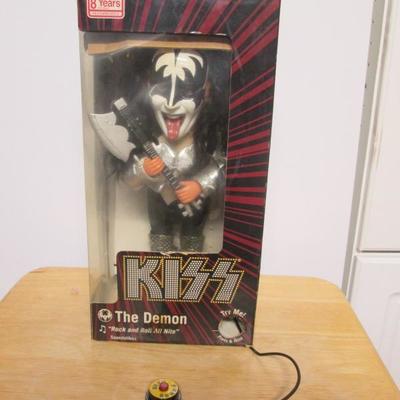 Kiss The Demon Gene Simmons Rock and Roll all Nite Soundalikes by Gemmy