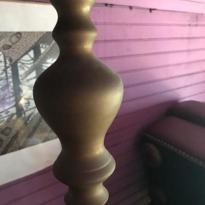 Brass candlesticks 