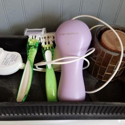 Clarisonic with Bathroom Accessories