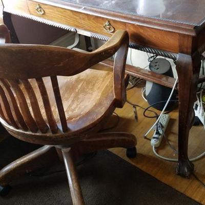 Antique Desk & Chair
