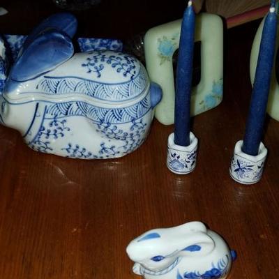 Collectibles Pottery and Glass Set