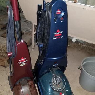 Vacuum and Carpet Cleaner with Cabinet