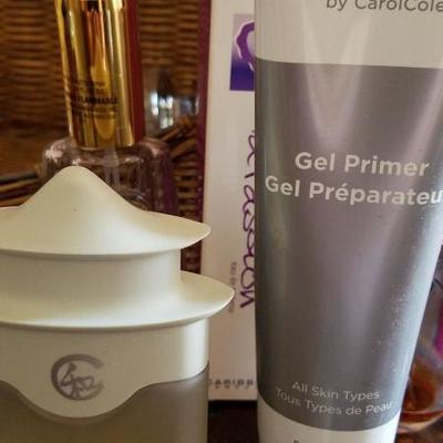 Basket of Perfume and High End Cosmetics