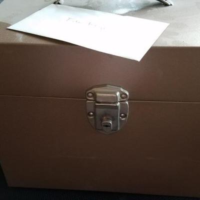 Office Items including Chair Lockbox and more