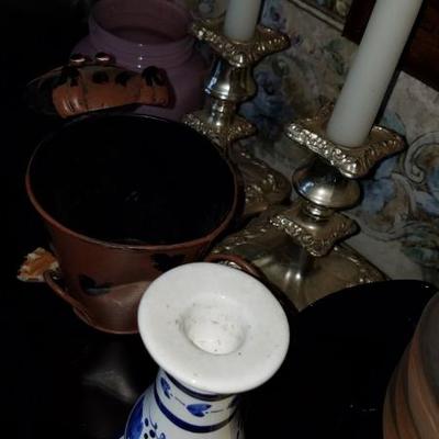 Candles and Holders with Extras