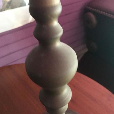 Brass candlesticks 