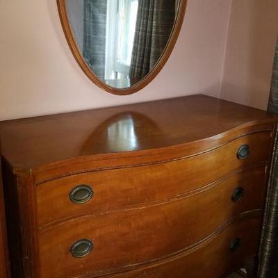 Gorgeous Vintage Dresser and Mirror