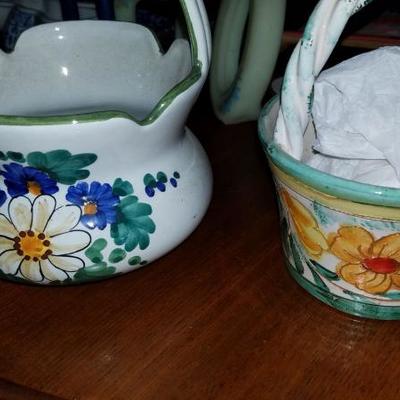 Collectibles Pottery and Glass Set