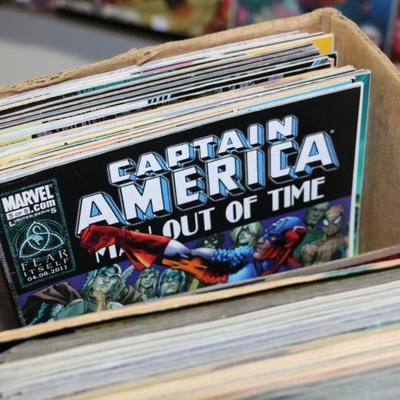 400 Comic Books Lot - Marvel 30, DC 105, Indie 320 - 1 Long Box #815-46