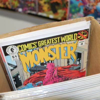 300 Comic Books Lot - Marvel 150, DC 100, Indie 50 - 1 Long Box #815-48