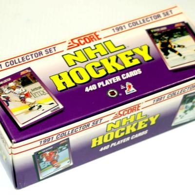 1991 Score NHL Hockey Player Cards Factory Complete Box Lot #815-35