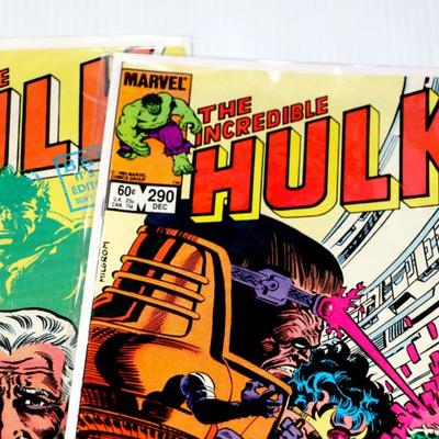 Incredible HULK #290 291 292 Marvel Comics 1984 Comic Book Lot 815-27