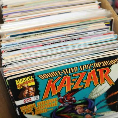 340 Comic Books Lot - Marvel 240, DC 50, Indie 50 - 1 Long Box #815-47