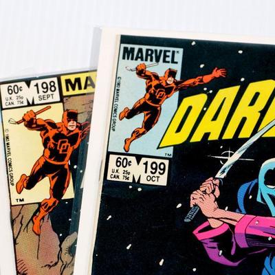 DAREDEVIL #213 #214 Marvel Comics circa 1985 Lot #724-32