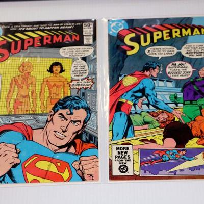 SUPERMAN #358 359 362 363 DC Comics 1981 - 4 Comic Books Lot #815-11