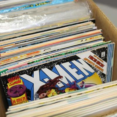340 Comic Books Lot - Marvel 240, DC 50, Indie 50 - 1 Long Box #815-47