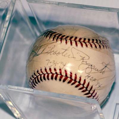 PHIL RIZZUTO Autographed Baseball - Vintage, Signed #815-43