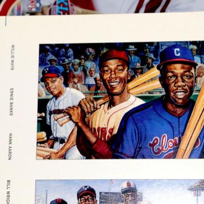 The Negro League Vintage Uncut Sheet of Postcards Baseball Cards #815-45